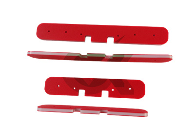 smooth red on blue double color HDPE boards for swing base